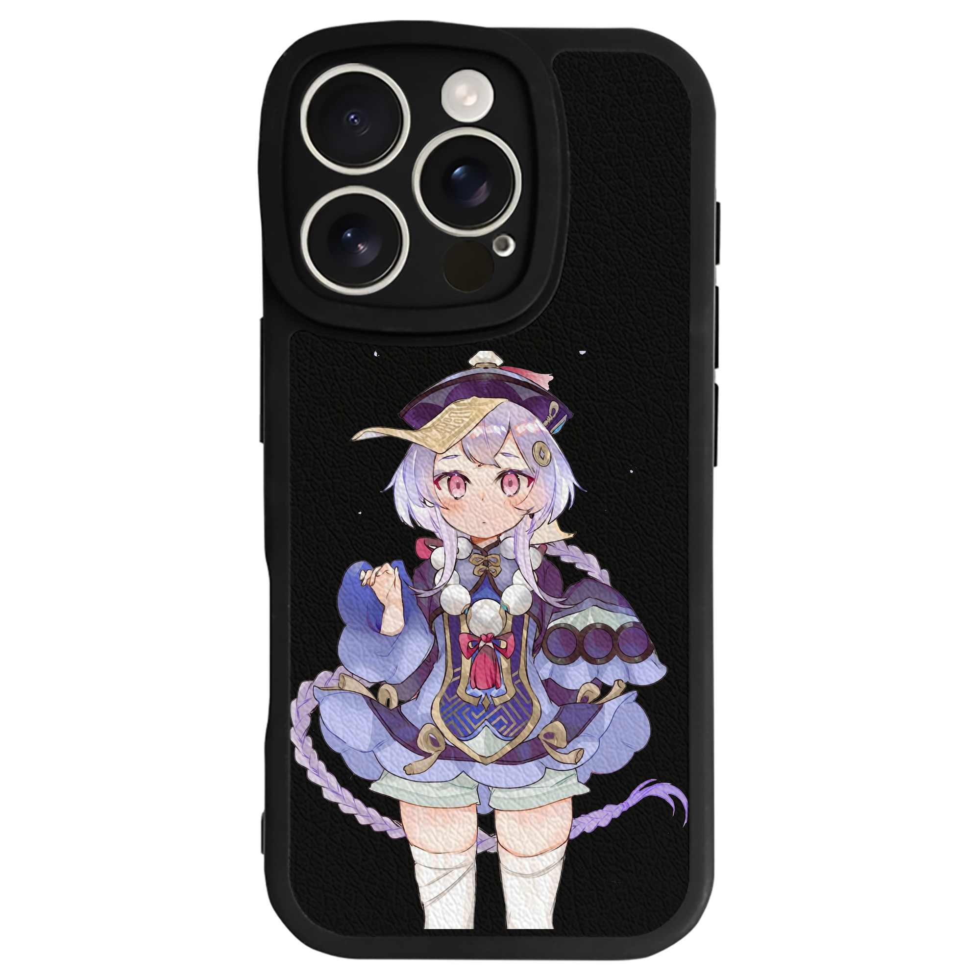 げんし神 七七 なな  genshin Nana 【iPhone 16シリーズ対応】シリコンスマホケース（レザー調） 材質：シリコン